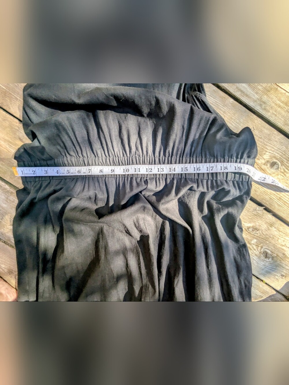 100% Linen Plus Size Black Midi Dress | Open Back | Scandinavian Minimal | 2X - Picture 10 of 10